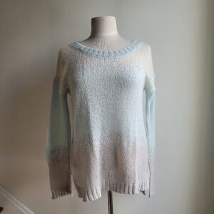 MARC AUREL Winter Wonderland Wool Mohair Blend Women's Gradient Sweater Small